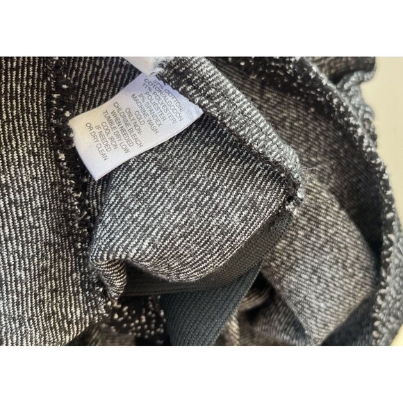 Ann Taylor LOFT Wool Blend Tweed Mini Skirt Women's Large Black Gray Lined - Picture 5 of 6